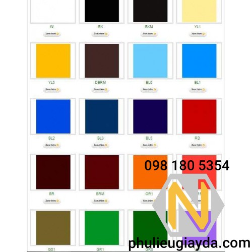 Decal Màu PVC Decal Màu PVC